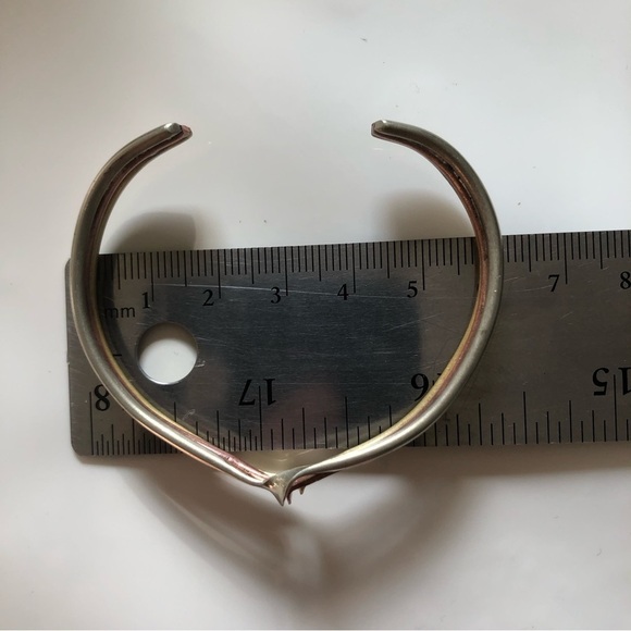 Handmade silver copper brass bracelet - Picture 6 of 7